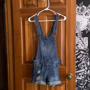 Overall shorts